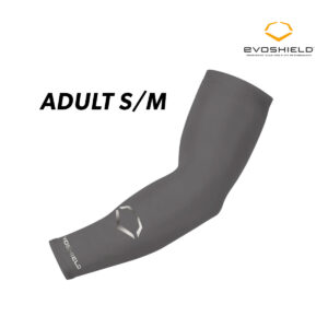 Camanche Baseball PG Evoshield Solid Arm Sleeve-Charcoal-Adult SM