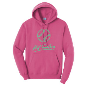 Hit Factory Unisex Fleece Hooded Sweatshirt-Sangria