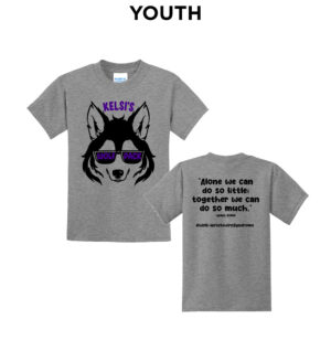 Kelsis Wolf Pack Youth Short Sleeve Tee-Athletic heather