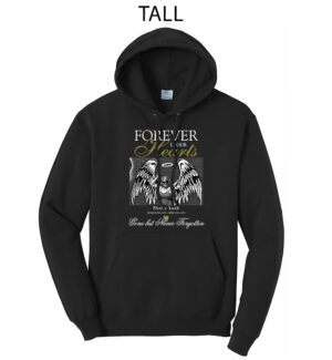 Legends Shelly Tall Fleece Hooded Sweatshirt-Black