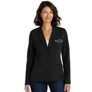 Milestone Port Authority Ladies Knit Blazer-Black