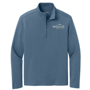 Milestone Port Authority Breakwater 1/4-Zip Pullover Men-Dusk Blue