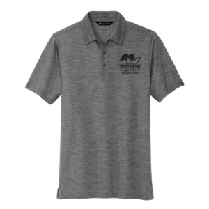MW Companies TravisMathew Auckland Slub Polo – Dark Grey