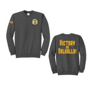 Phoenix Valkyrie Unisex Fleece Crewneck Sweatshirt-Charcoal
