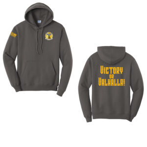Phoenix Valkyrie Unisex Fleece Hooded Sweatshirt-Charcoal