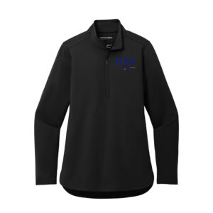 Airrosti Rehab Port Authority Ladies C-FREE Double Knit 1/4-Zip-Black