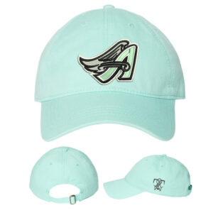 Angels in the Oufield Relaxed Fit Low Profile chino twill cap with fabric strap-Mint