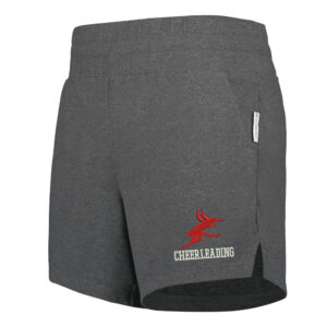 Allen Red Devils Cheer Holloway Ladies Ventura Soft Knit Shorts -Carbon Heather