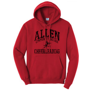 Allen Red Devils Cheer Unisex Basic Hooded Sweatshirt-Red
