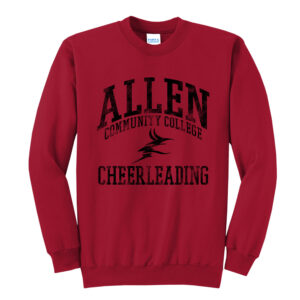 Allen Red Devils Cheer Unisex Basic Crewneck Sweatshirt-Red