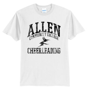 Allen Red Devils Cheer Unisex Basic Short Sleeve Tee-White