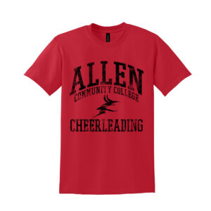 Allen Red Devils Cheer Unisex Basic Short Sleeve Tee-Red