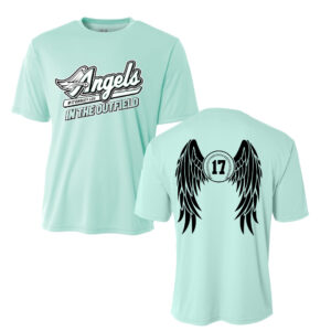 Angels Outfield Adult Cooling Performance Tshirt  Men-Pastel Mint