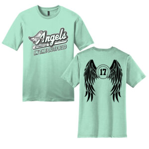 Angels Outfield Unisex Premium Short Sleeve Tee-Mint