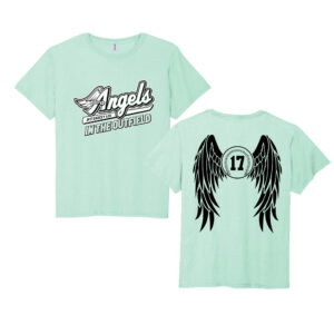 Angels Outfield Jerzees Unisex Premium Blend Ring Spun T-Shirt-Mint