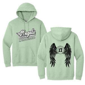 Angels Outfield Unisex Blend Hooded Sweatshirt – Mint