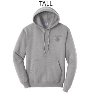 Brain Cancer Awareness Tall Fleece Hooded Sweatshirt-Athletic Heather