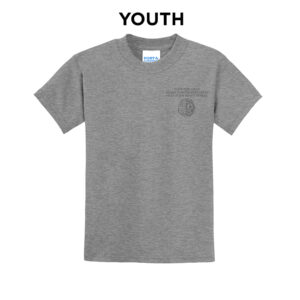 Brain Cancer Awareness Youth Short Sleeve Tee-Athletic Heather
