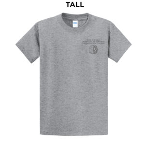 Brain Cancer Awareness Tall Short Sleeve Tee Cotton -Athletic Heather
