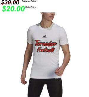 Boone Football PG PG adidas Men’s Techfit Short Sleeve Tee – White