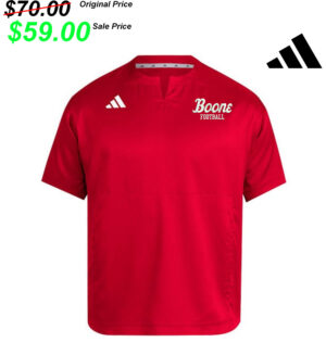 Boone Football PG Adidas Adizero Dugout Cage Jacket – POWER RED