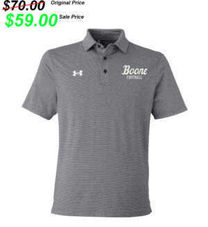 Boone Football PG Under Armour DRIVE Team Stripe Premium Polo – Black