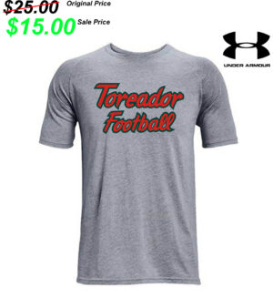 Boone Football PG Under Armour Athletics soft cotton blend T-shirt Men-Steel Grey