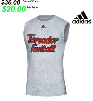 Boone Football PG Adidas Creator Sleeveless Tee-Grey Heather