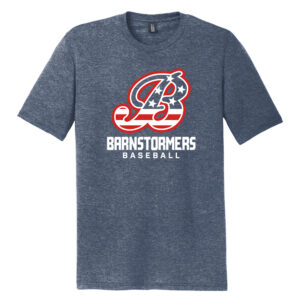 Barnstormer BB Unisex Premium Short Sleeve Tee-Navy Frost