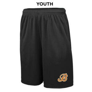 Barnstormer BB Training Short with Pockets YOUTH-Black