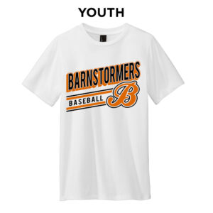 Barnstormer BB Youth Premium Short Sleeve Tee-White