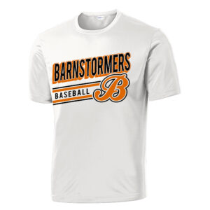 Barnstormer BB Sport-Tek Men- Competitor Performance Tee-White