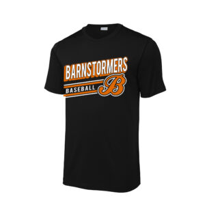 Barnstormer BB Sport-Tek Men Posi-UV short Sleeve Tee -Black