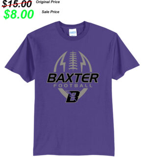 Baxter Football PG PG Unisex Basic Short Sleeve Tee-Purple