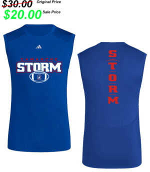 Camanche Football PG PG adidas Men’s Techfit Sleeveless Tee-Royal