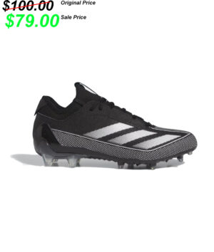 Camanche Football PG PGoach Adidas ADIZERO ELECTRIC.1  Cleats/Shoes – Black/White