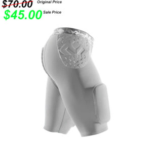 Camanche Football PG PG McDavid HEX Integrated 5 Pad Girdle  with hard-shell thigh guards GREY