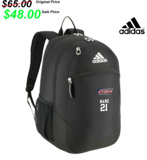Camanche Football PG Adidas Striker II Team Backpack-  Black