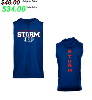 Camanche Football PG Badger B-Core Sleeveless Hood Tee Men-Royal