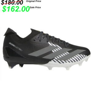 Camanche Football PG Adidas Adizero Electric+II football shoes/cleats Core Black/Cloud