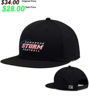 Camanche Football PG The Game Perforated GameChanger Snapback Cap-Black