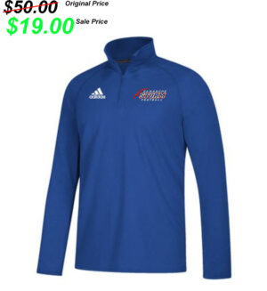 Camanche Football PG Adidas Ultimate  1/4 zip Tee – Royal