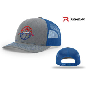 Camanche BKB Richardson Pro Crown Mesh Back Adjustable back cap Split-Heather Grey/Royal