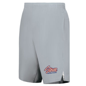 Camanche BKB Russell Legend Stretch Woven Shorts Men-Silver