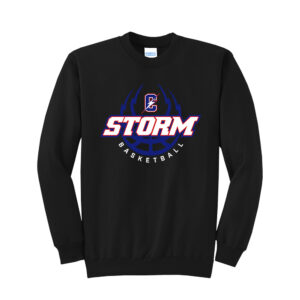 Camanche BKB Unisex Fleece Crewneck Sweatshirt-Black