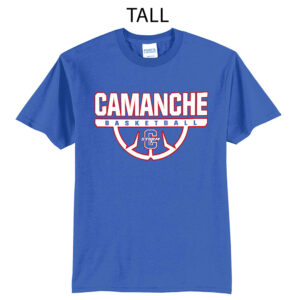 Camanche BKB Tall Cotton Short Sleeve Tee-Royal