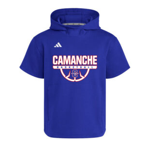 Camanche BKB Adidas  Dugout NWV Short Sleeve Hoodie- ROYAL