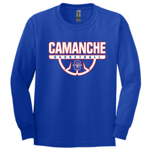 Camanche BKB Unisex Cotton Long Sleeve Tee-Royal