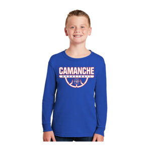 Camanche BKB Youth Cotton Long Sleeve Tee-Royal