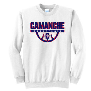 Camanche BKB Fleece Crewneck Sweatshirt-White